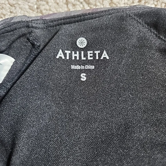 Athleta Jacquard High Neck Ladder Bikini Top Women Small - Picture 4 of 6